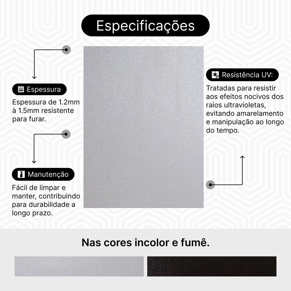 Chapa De Acrílico Box E Gabinetes 90x98 Monocril Incolor