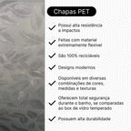 Chapa Para Box, Gabinete De Acrílico 90x98 Pantanal Incolor