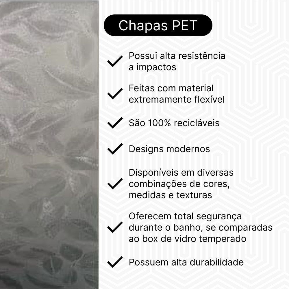Chapa Para Box, Gabinete De Acrílico 90x98 Pantanal Incolor