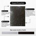 Chapa Para Box, Gabinete De Acrílico 90x98 Amazonas Fumê
